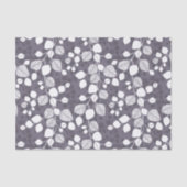 Tangled Foliage Canopy Botanical Leaves Silhouette Seidenpapier (Vorderseite)