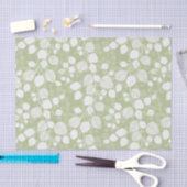 Tangled Foliage Canopy Muted Lime Botanical Seidenpapier (Handwerk)