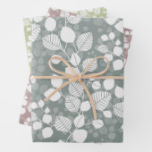 Tangled Foliage Canopy Pastel Botanical Geschenkpapier Set (Beispiel)