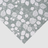 Tangled Foliage Canopy Pastel Botanical Seidenpapier (Ausschnitt)