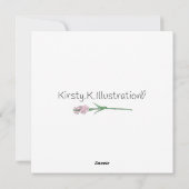 Tangled Fox Feiertagskarte (Rückseite)