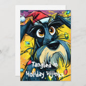 Tangled in Holiday Hijinks Feiertagskarte (Vorne/Hinten)