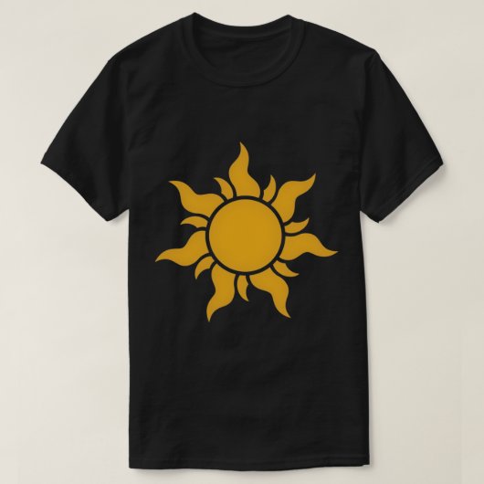 Tangled Kingdom Sun Angepasst T - Shirt (Design vorne)