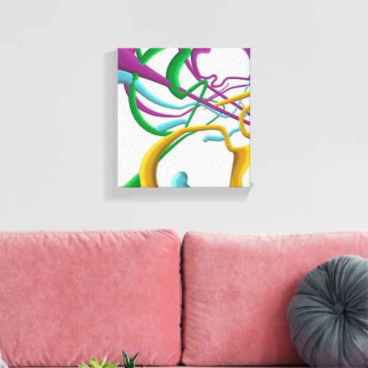 Tangled Leinwanddruck (Insitu (Wohnzimmer))