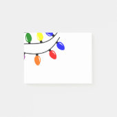 Tangled Lights Post-it Notes Klebezettel (Vorderseite)