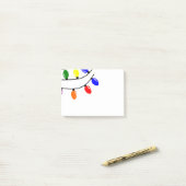 Tangled Lights Post-it Notes Klebezettel (Auf Schreibtisch)