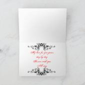 Tangled Love Feiertagskarte (Innenseite)