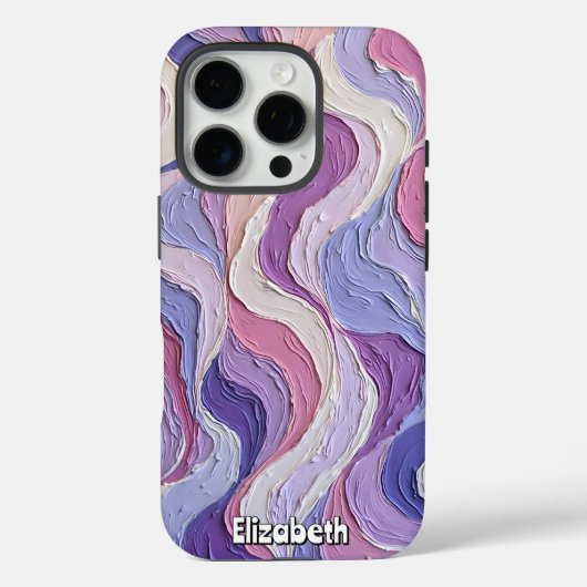 Tangled Pastel Waves Case-Mate iPhone Hülle (Rückseite)