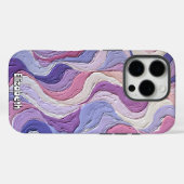 Tangled Pastel Waves Case-Mate iPhone Hülle (Rückseite (Horizontal))