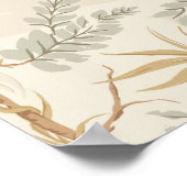 Tangled Tree Botanical Foliage Poster Wall Art (Ecke)