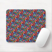 "Tangled Weaving" geteerte abstrakte Design Mousep Mousepad (Mit Mouse)