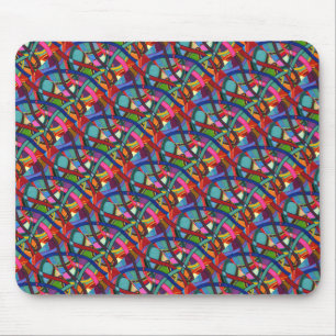 "Tangled Weaving" geteerte abstrakte Design Mousep Mousepad