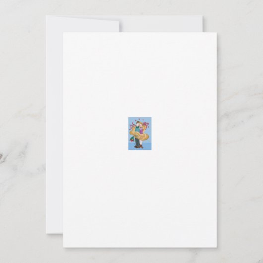 Tangled Wedding Party Einladung (Rückseite)