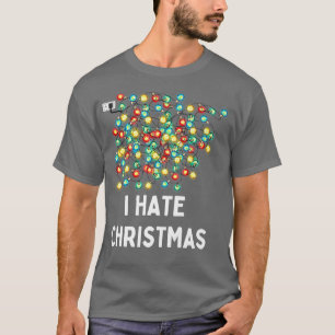 Tangled Weihnachtslicht Ich Hasse Weihnachten Funn T-Shirt