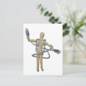 TangledInUSB082611 Postkarte (Stehend Vorderseite)