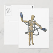 TangledInUSB082611 Postkarte (Vorne/Hinten)