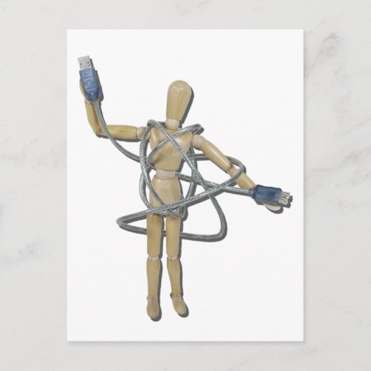 TangledInUSB082611 Postkarte (Vorderseite)