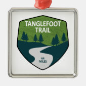 Tanglefoot Trail Ornament Aus Metall (Vorne)