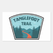 Tanglefoot Trail Rechteckiger Aufkleber (Vorderseite)