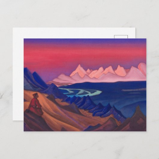 Tanglha, Song von Shambhala von Nicholas Roerich Postkarte (Vorne/Hinten)