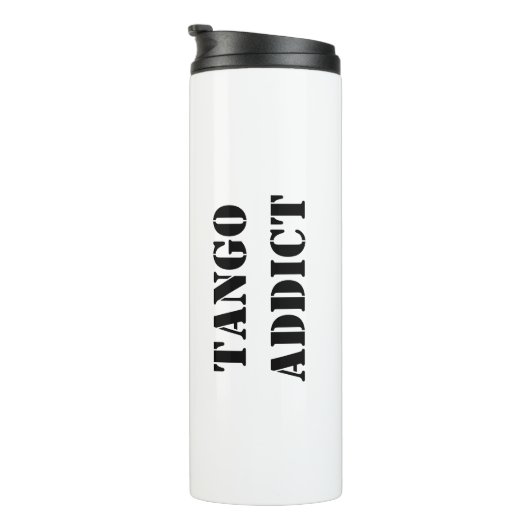 Tango Addict Tanguero Argentinischer Tango Thermosbecher (Nach rechts gedreht)