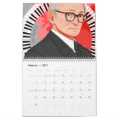 Tango Art nur 2025 Zwei Seiten Medium Kalender (Feb 2027)