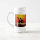 Tango auf Damast Bierglas (Links)