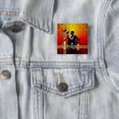 Tango auf Damast Button (Beispiel)