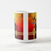 Tango auf Damast Kaffeetasse (Mittel)