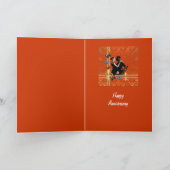 Tango auf Damast Karte (Innenseite)