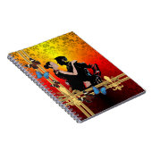 Tango auf Damast Notizblock (Rechte Seite)