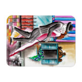 Tango auf der Straße Magnet (Horizontal)