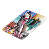 Tango auf der Straße Magnet (Linke Seite)