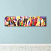 Tango Bal Bullier - Abstrakte Kunst von Sonia Dela Leinwanddruck (Insitu (Holzboden))