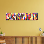 Tango Bal Bullier - Abstrakte Kunst von Sonia Dela Leinwanddruck (Insitu (Wohnzimmer))