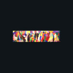 Tango Bal Bullier - Abstrakte Kunst von Sonia Dela Leinwanddruck<br><div class="desc">Tango Bal Bullier - Abstrakte Kunst von Sonia Delaunay Das ist Sonia Delaunays berühmteste Gemälde, erschaffen 1912-13. Dieses farbenprächtige abstrakte Bild zeigt die Pariser Tanzhalle, in der die Künstlerin Sonia Delaunay mit ihrem Künstler Robert Delaunay den Tango tanzen würde. ~ Wir schlagen das Halbglanzpapier oder besser für schöne Farbe und...</div>