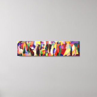 Tango Bal Bullier - Abstrakte Kunst von Sonia Dela Leinwanddruck