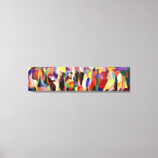 Tango Bal Bullier - Abstrakte Kunst von Sonia Dela Leinwanddruck (Vorderseite)