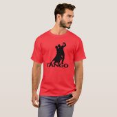 Tango Ballroom Dancers Silhouette T-Shirt (Vorne ganz)