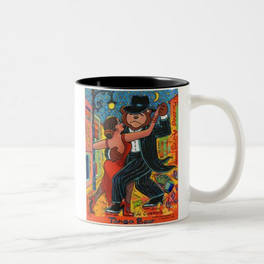 Tango-Bärn-Tasse Zweifarbige Tasse (Rechts)
