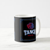 Tango Buenos Aires Fileteado Porteño Kaffeetasse (VorderseiteRechts)