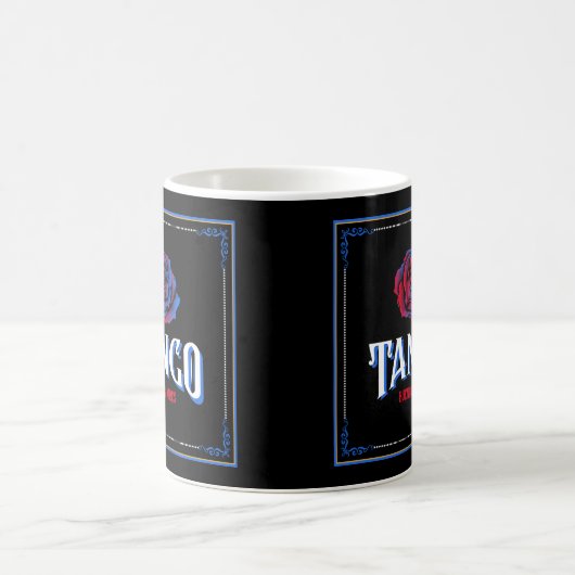 Tango Buenos Aires Fileteado Porteño Kaffeetasse (Mittel)