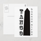 Tango Buenos Aires! Postkarte (Vorne/Hinten)