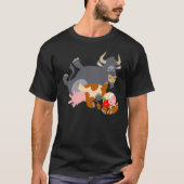Tango! (Cartoon, Bulle und Kuh) T - Shirt (Vorderseite)