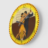 TANGO clock Große Wanduhr (Winkel)