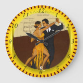 TANGO clock Große Wanduhr (Vorderseite)