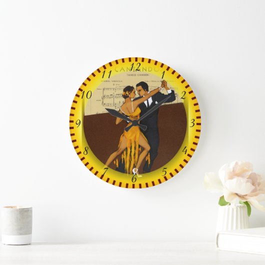 TANGO clock Große Wanduhr (Zuhause)