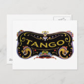 Tango coole Designs! Postkarte (Vorne/Hinten)