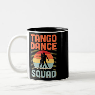 Tango Dance Squad Matching Tango Dance School Grou Zweifarbige Tasse