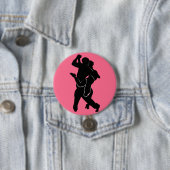 Tango Dancer Couple Pink Button - Ihre Farbe (Beispiel)